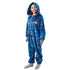 Snuggs Kids Blanket Onesie Royal Blue Space